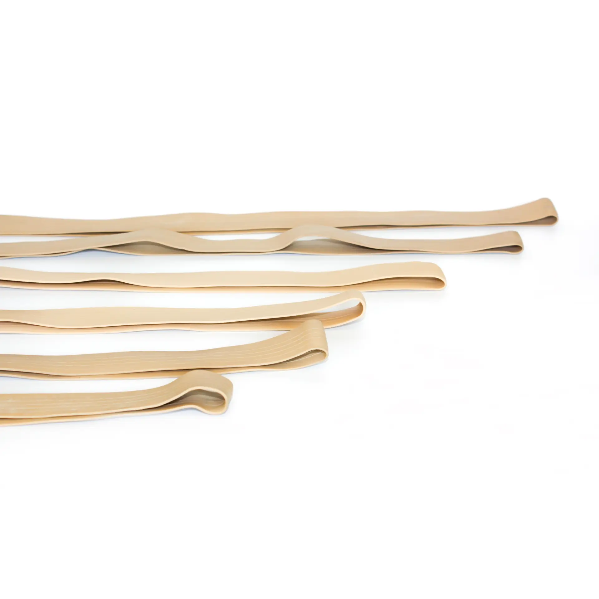 Heavy-duty pallet rubber bands made from natural rubber for industrial load restraint
