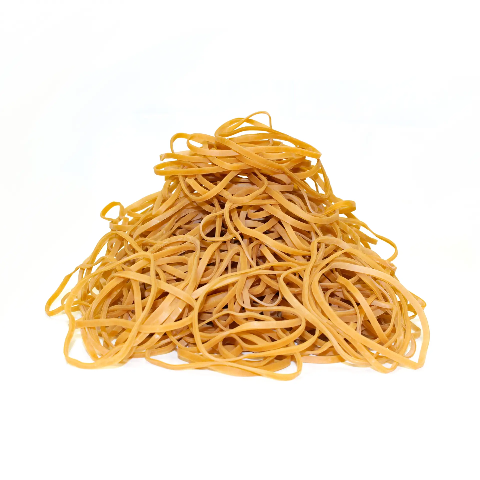 Natural rubber stationery bands designed for daily paperwork bundling and office organization
