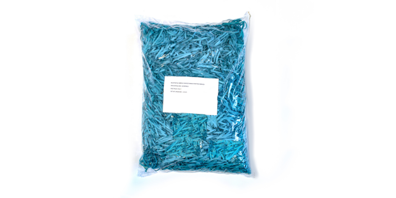 High-tensile postal rubber bands for secure mail bundling in postal services