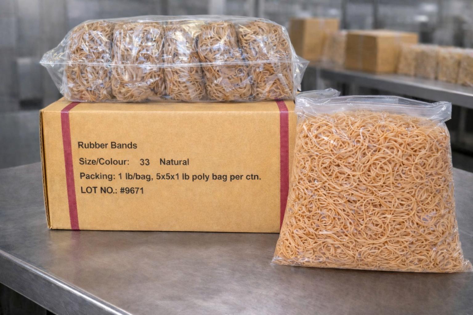 Sacs en polyéthylène refermables KL Rubber avec lèvre décalée et fermeture à glissière fiable pour les applications alimentaires, de vente au détail, d’entreposage et industrielles