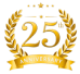 KL Rubber 25 years packaging industry anniversary badge